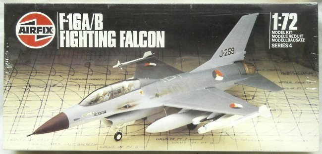 Airfix 1/72 F-16 A/B Fighting Falcon, 04025 plastic model kit
